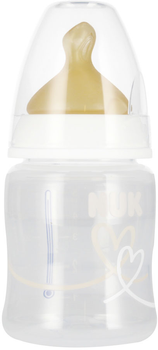 Пляшечка для годування Nuk First Choice з індикатором температури 0-6 місяців Біла 150 мл (5000005278874)