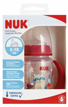 Пляшечка для годування Nuk First Choice Learning Bottle Червона 150 мл (4008600442233)