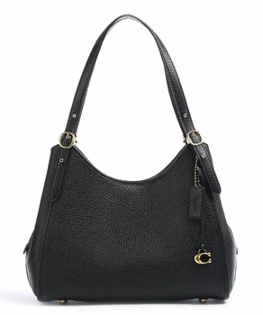 Сумка жіноча Coach Lori Hobo bag grained чорна