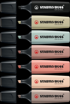 Zestaw rozświetlaczy Stabilo Boss Original Nature Colors 8 szt (4006381603157)