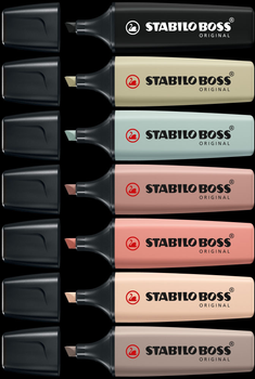 Zestaw rozświetlaczy Stabilo Boss Original Nature Colors 8 szt (4006381603157)