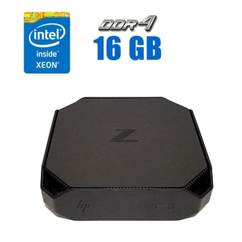 Неттоп HP Z2 Mini G3 USFF / Intel Xeon E3-1225 v5 (4 ядра по 3.3 - 3.7 GHz) (аналог i5-6500) / 16 GB DDR4 / 256 GB SSD M.2 / Intel HD Graphics P530 / WiFi б/у