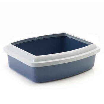 Туалет лоток для котов Savic 0209 Oval tray+rim c бортиком 46х39х14 см