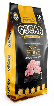 Сухой корм для котов OSCAR Ассорти 10 кг 4820267300011