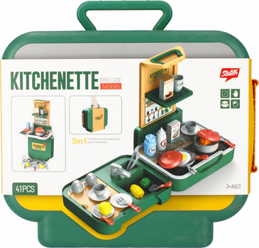 Zestaw kuchenny Mega Creative 3 in 1 in a Suitcase z akcesoriami 41 element (5904335850420)