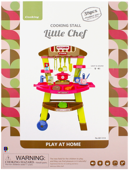 Zestaw kuchenny Mega Creative Little Chef z akcesoriami 38 elementów (5908275198109)