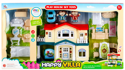 Domek dla lalek Mega Creative Happy Villa Play House Kit Toys (5908275185116)