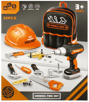 Zestaw narzędzi Mega Creative General Tool w plecaku 28 elementów (5904335886931)