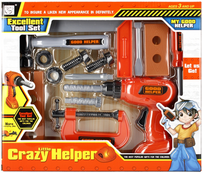 Набір інструментів Mega Creative Little Crazy Helper Little Crazy Helper із дрилем (5902012752784)