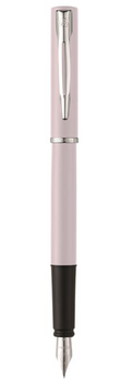 Ручка пір'яна Waterman Allure Fountain Pen Pink Chrome Синя (3026981052255)