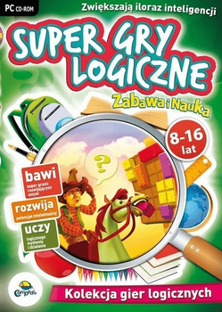 Gra na PC: Zabawa i nauka. Super gry logiczne 8 - 16 lat (Płyta CD) (5907595771856)