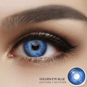 Лінзи кольорові BauTech оригінальні 1 пара GOLDEN EYE-BLUE Темно синій (1010-325-12)