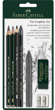 Набір графітних олівців Faber Castell Master з аксесуарами 5 шт (4005401129974)