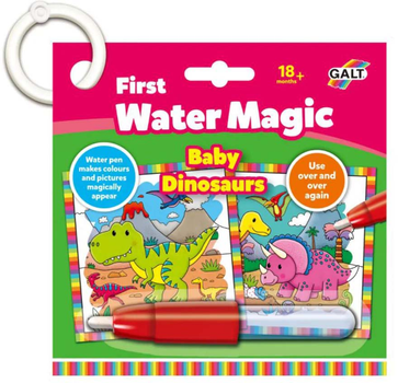 Водна розмальовка Galt First Water Magic Baby Dinosaur (5011979592095)