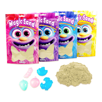 Кінетичний пісок Magic sand у пакеті класичний, 0,500кг 39403-1S