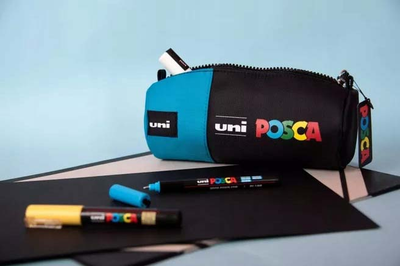 Пенал Uni Posca Case Блакитний (3296280044989)