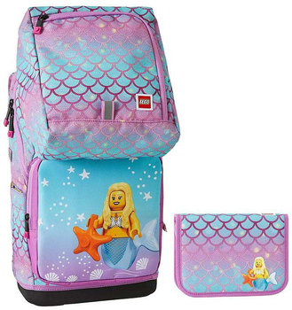 Шкільний набір Lego School Optimo Starter Mermaid Рюкзак + Спортивна сумка + Пенал із наповненням (5711013121402)