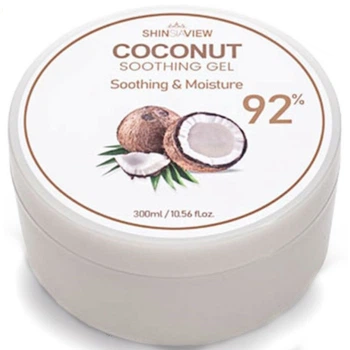 Увлажняющий гель для кожи с кокосом ShinSiaView Coconut Soothing Gel 92% 300 мл (8809674180207)