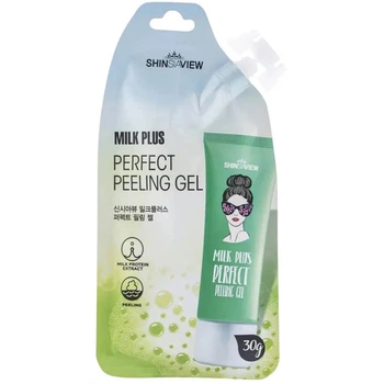Пилинг-гель для лица с молочными протеинами SHINSIAVIEW Milk Plus Perfect Peeling Gel 30 г (8809674180023)