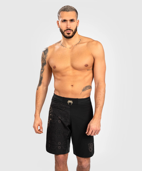 Шорты для ММА Venum Santa Muerte Dark Side Fightshorts - Black Brown (VENUM-04806-124-L)