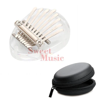 Калимба 8 язычков + чехол Overtone Mini Kalimba 8 Keys Acrylic Egg w/bag