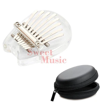 Калимба 8 язычков + чехол Overtone Mini Kalimba 8 Keys Acrylic Cat w/bag