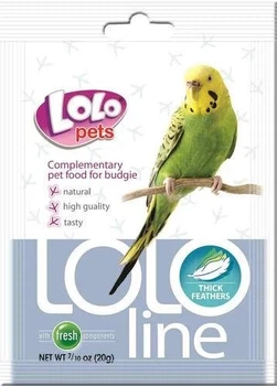 Вітамінна суміш для хвилястих папуг Lolo Pets LOLOLine Густе пір'я 20 г LO-72142