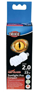 Лампа для террариума Trixie Sunlight Pro Compact 2.0 ультрафиолетовая 23W 1100Lm