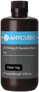 Базова смола Anycubic для 3D принтера Прозора 1 кг (SPTCL-102C)