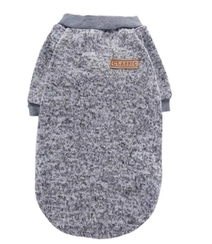 Кофта для собак и котов EcoToys Grey XS рябая серая A: 20 см B: 31 см C: 19 см 7074