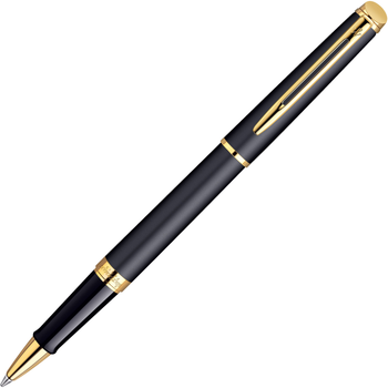 Кулькова ручка Waterman Hemisphere Matt Black GT Rollerball Pen Синя (3501170920756)