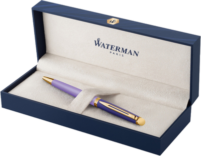 Кулькова ручка Waterman Hemisphere Colour Blocking Metal & Purple Lacquer Синя (3026981799235)