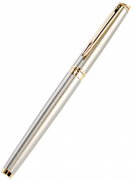 Zestaw Waterman Allure Deluxe Silver Długopis + Pióro wieczne Niebieskie (5000005076715)