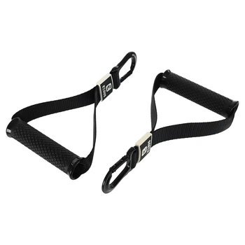 Ручки для еспандера та тренажера Ezous Fit Hook Handles F-05 комплектація 2шт Black