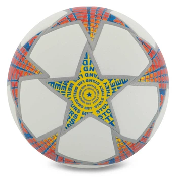 М'яч футбольний SP-Sport Champion 9822 розмір 5 White-Yellow-Red