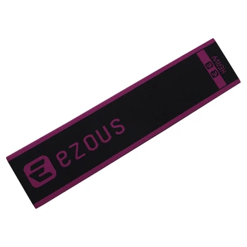 Резинка тканевая для фитнеса лента сопротивления Ezous Loop Bands K-03-H нагрузка высокая Black-Violet