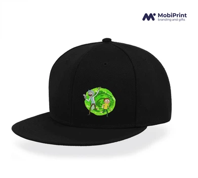 Кепка Snapback Портал Рик и Морти Черный (9276-1240-BK)
