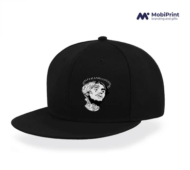 Кепка Snapback Лил Пип (Lil Peep) Черный (9276-2634-BK)