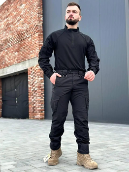 Тактический костюм Убакс + кайман черного цвета Полиция ДСНС 54