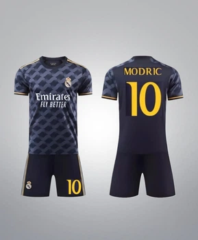Футбольная форма Lion SPORT Real Madrid MODRIC размер 20 ростом 120-125 см, возраст 6-8 лет темно-синий-желтый