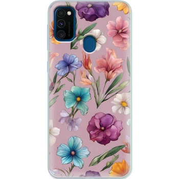 Силиконовый Чехол с Картинкой для Samsung Galaxy M21 (M215) Принт (Композиция Цветов) (39465-ysm009)