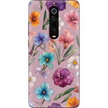 Силіконовий Чохол з Картинкою для Xiaomi Mi9T Pro Принт (Композиція Квітів) (037376-ysm009)