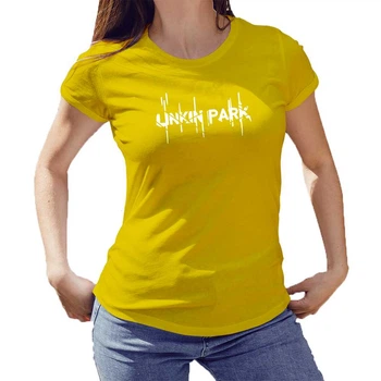 Футболка жіноча JHK "Linkin Park" S Жовтий (MD-20-8094-18-15)