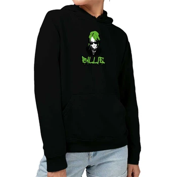 Худі жіноче JHK "Billie Eilish" XL Чорний (MD-21-7971-21-14)