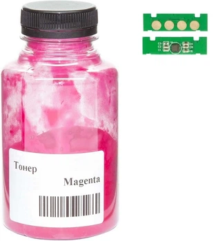 Тонер и Чип для HP Color Laser MFP 179, MFP 179fnw АНК Magenta 25г 50000246