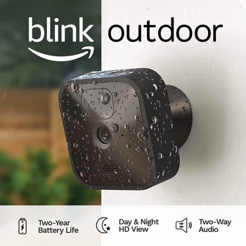 Беспроводная, устойчивая к погодным условиям умная HD камера безопасности Blink Outdoor (3rd Gen) 2 шт.