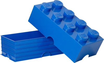 Pojemnik w kształcie klocka LEGO Storage Brick 8 Niebieski (40041731)