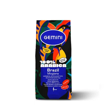 Кава зернова Gemini Brazil Mogiana 250г