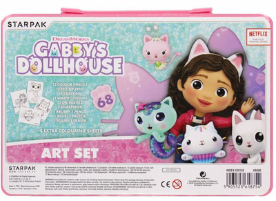 Zestaw do malowania StarPak Gabby's Dollhouse 68 elementów (5905523618754)