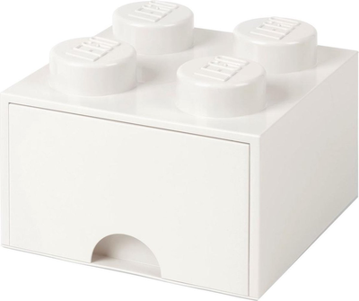 Pojemnik do przechowywania LEGO Storage Brick Drawer 4 z szufladą Biały (40051735)